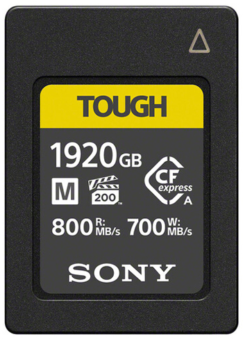 CFexpress 1920GB Typ A CEA-M + 200EU CASHBACK SONY SUMMER