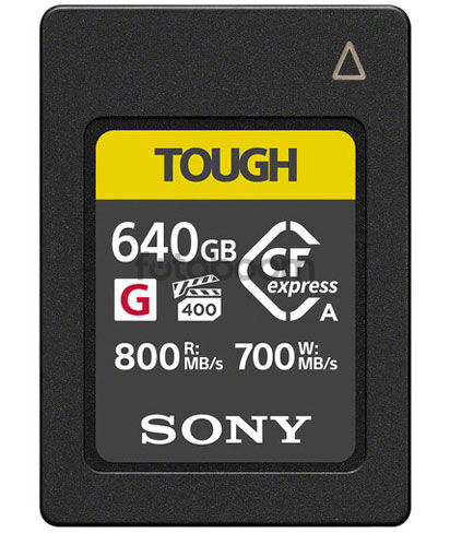 CFexpress 640GB Typ A CEA-G + 200EU CASHBACK SONY SUMMER