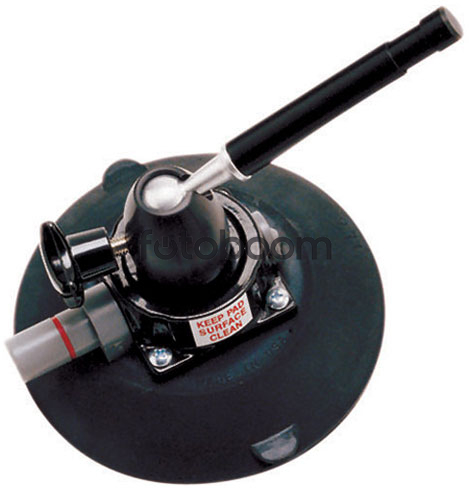 Soporte de vacío de 150mm con espárrago 16mm móvil