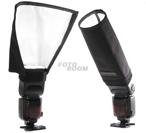 Reflector Snoot 8 Pulgadas Blanco / Negro +Correa