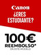 100 Euros de Cashback de Estudiantes de Canon