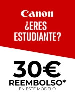 30 Euros de Cashback de Estudiantes de Canon