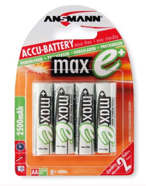 LR06-AA-Mignon 2500mAh NiMH LR06-AA-Mignon 2500mAh NiMH
