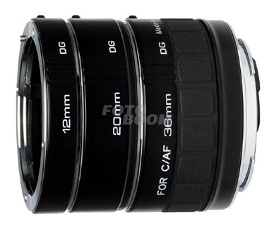 DG Extension tube set Canon DG EF / EFS DG Extension tube set Canon DG EF / EFS