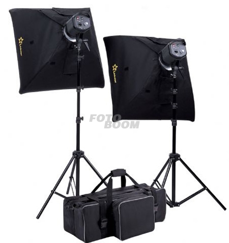 Kit Luz Continua 2 X LQ1000 Kit Luz Continua 2 X LQ1000