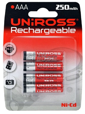 R3 AAA de 250mAh
