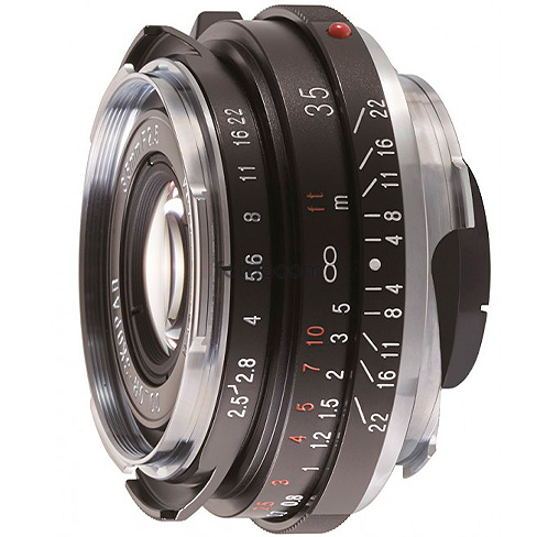 35mm f/2,5 Color Skopar Pancake II Negra