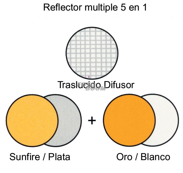 Reflector 5 en 1 de 50cm Reflector 5 en 1 de 50cm