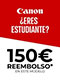 150 Euros de Cashback de Estudiantes de Canon