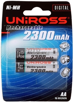 R6 AA de 2300mAh