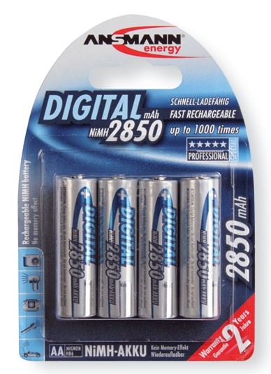 LR06-AA-Mignon 2850mAh NiMH Digital (4u.) LR06-AA-Mignon 2850mAh NiMH Digital (4u.)