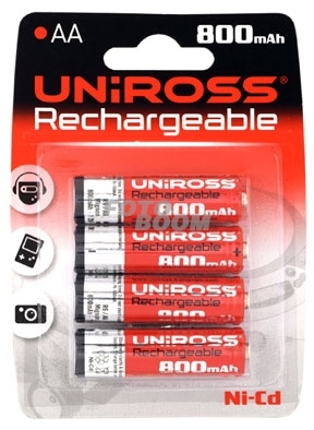 R6 AA de 800mAh