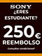 250 Euros de Cashback de Estudiantes de Sony
