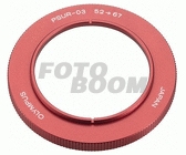 PSUR-03 Anillo conversor subacuática (52 - 67mm) PSUR-03 Anillo conversor subacuática (52 - 67mm)