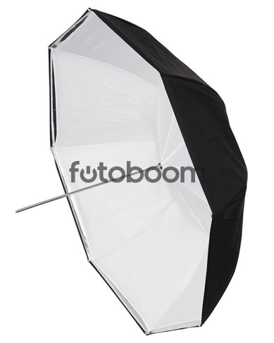 Paraguas Blanco 80 CM uso hasta 1250w.