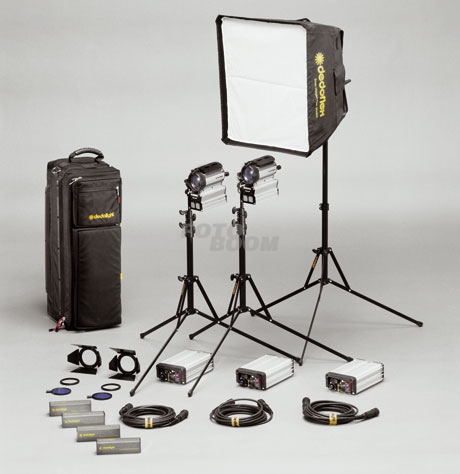 Kit S 3 focos HMI de 200W Kit S 3 focos HMI de 200W