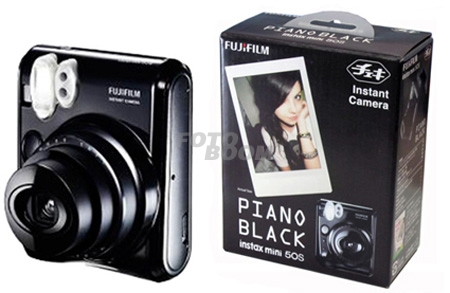Instax Mini 50S Piano Negra + Pelicula Instax Mini 50S Piano Negra + Pelicula
