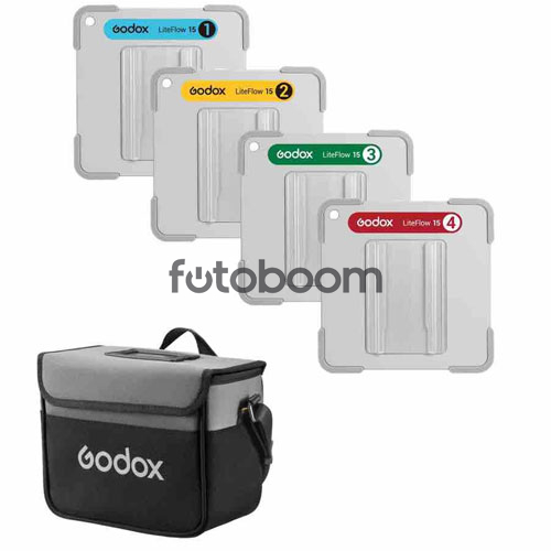 Kit 4x Reflectores LiteFlow (15 x 15cm)