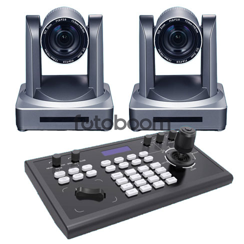 Kit 2 x UV510AS ST NDI POE IR 20x + KBD2000