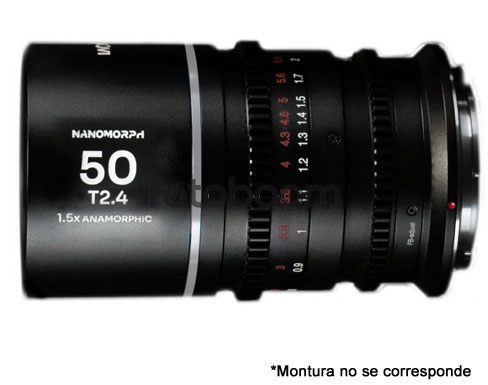 50mm T/2.4 Nanomorph 1.5x (Plata, Sony E) - BLACK FRIDAY LAOWA