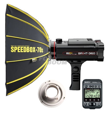 Briht 360 + Speedbox 70s + FlashWave 5TX Nikon