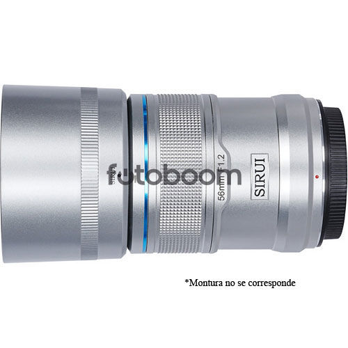 56mm F1.2 Sniper (APS-C, Plata, X-Mount)