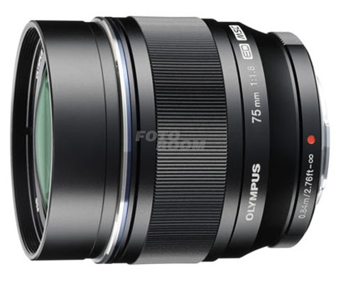 75mm f/1.8ED Negro