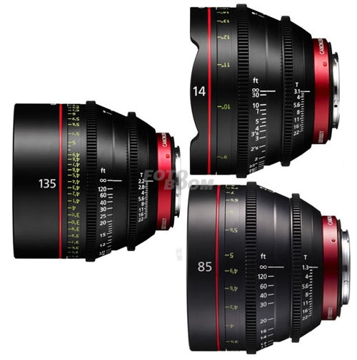 KIT CN-E 14mm/85mm/135mm (FEET) KIT CN-E 14mm/85mm/135mm (FEET)