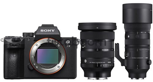 Alpha A7MIII + 24-70mm f/2.8 DG DN II (A) Sony E + 70-200mm f/2.8 DG DN OS (S) - BLACK FRIDAY SONY Alpha A7MIII + 24-70mm f/2.8 DG DN II (A) Sony E + 70-200mm f/2.8 DG DN OS (S) - BLACK FRIDAY SONY