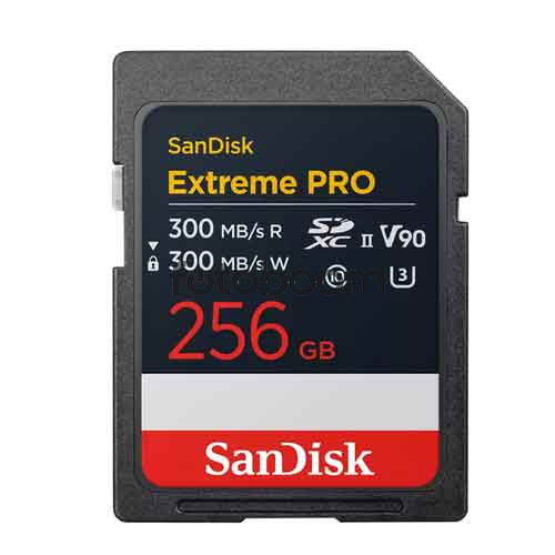 SD UHS-II 256GB V90 300MB/s SD UHS-II 256GB V90 300MB/s
