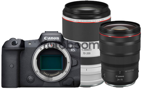 EOS R5 + 24-70mm f/2.8L RF IS USM + 70-200mm f/2.8L RF IS USM + CANEST - BLACK FRIDAY CANON