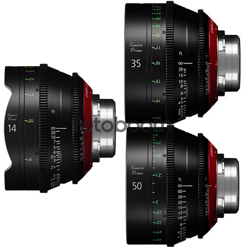 KIT SUMIRE CN-E 14mm/35mm/50mm (METERS) KIT SUMIRE CN-E 14mm/35mm/50mm (METERS)