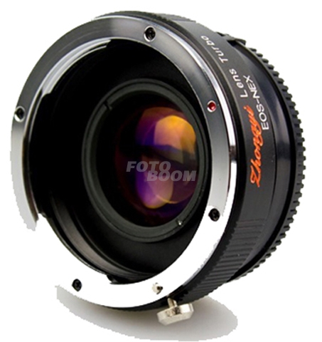 Sony E-Mount a objetivos Canon FD