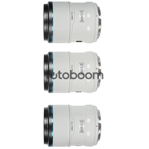 KIT SNIPER 23/33/56 T1.2 (APS-C, Blanco, E-Mount) KIT SNIPER 23/33/56 T1.2 (APS-C, Blanco, E-Mount)
