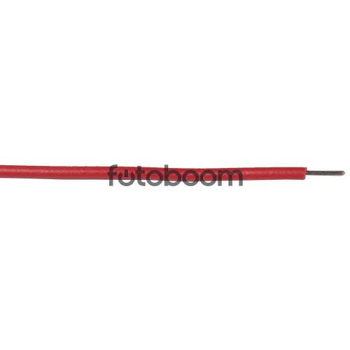 Cable Unipolar Unifilar Rígido 0,28 mm Rojo (100m) Cable Unipolar Unifilar Rígido 0,28 mm Rojo (100m)