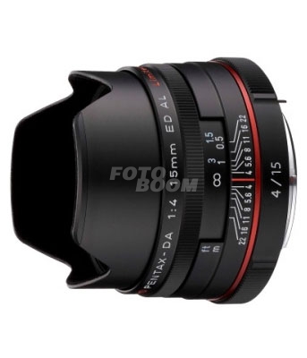 15mm f/4 DA AL LTD HD W/C Negro