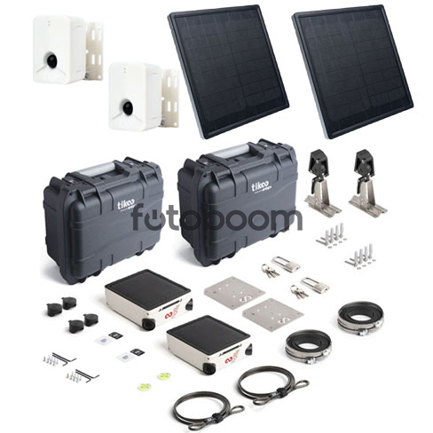 Kit 2x Tikee 4 PACK + 2x Tikee Sentinel + 2x Solar Panel - BLACK FRIDAY ENLAPS