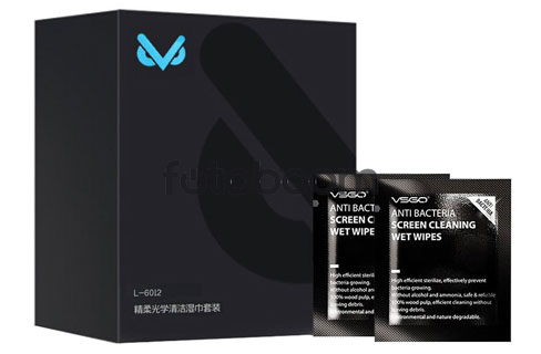 Kit de toallitas limpiadoras de pantalla antibacterias (60 unidades)