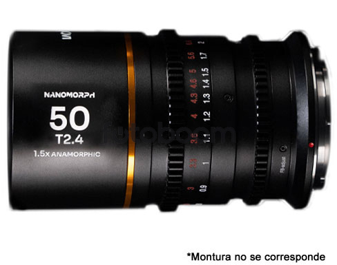 50mm T/2.4 Nanomorph 1.5x (Plata, MFT) - BLACK FRIDAY LAOWA