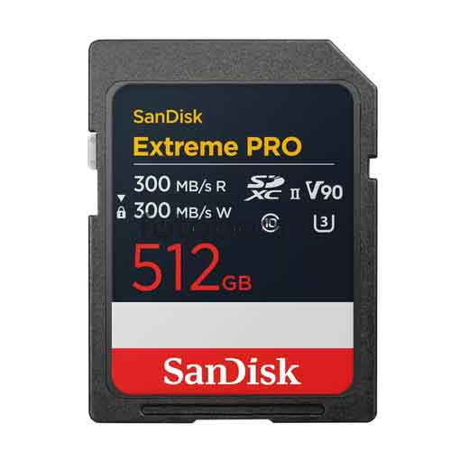 SD UHS-II 512GB V90 300MB/s SD UHS-II 512GB V90 300MB/s