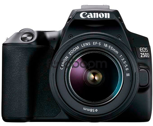 EOS 250D Negra + 18-55mm IS STM + SB130 + SD 16GB EOS 250D Negra + 18-55mm IS STM + SB130 + SD 16GB