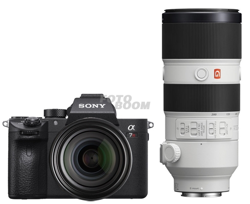 Alpha A7RIII + 24-70mm f/2.8 GM FE + 70-200mm f/2.8 E/FE GM OSS + 400EU CASHBACK - BLACK FRIDAY SONY