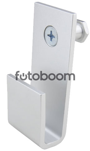 KD-795P 2x Gancho compacto en U (Plata)