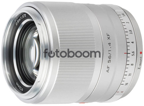 56mm f/1.4 AF Fuji X Plata