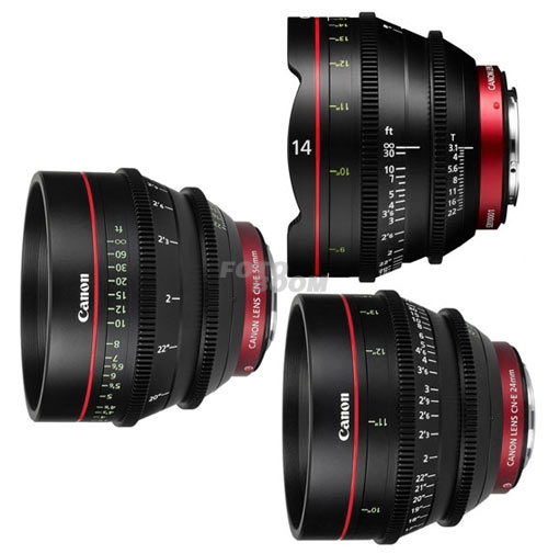 KIT CN-E 14mm/24mm/50mm (FEET)
