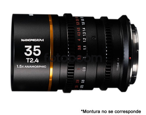 35mm T/2.4 Nanomorph 1.5x (Ámbar, Sony E) - BLACK FRIDAY LAOWA 35mm T/2.4 Nanomorph 1.5x (Ámbar, Sony E) - BLACK FRIDAY LAOWA