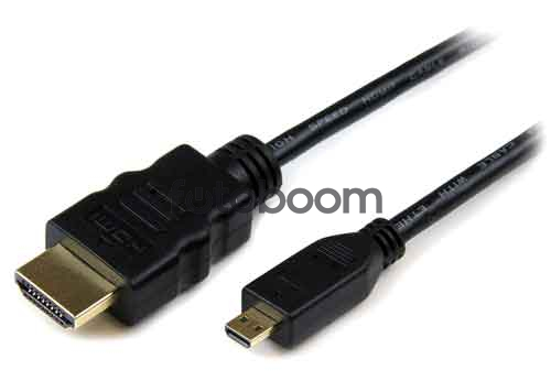 Cable de 1 metros: Micro HDMI a HDMI 1.4 - HDMI UHD - Macho a Macho Cable de 1 metros: Micro HDMI a HDMI 1.4 - HDMI UHD - Macho a Macho