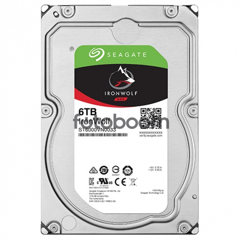 Unidad de disco extraible IronWolf 6Tb SATA 7200rpm 256MB