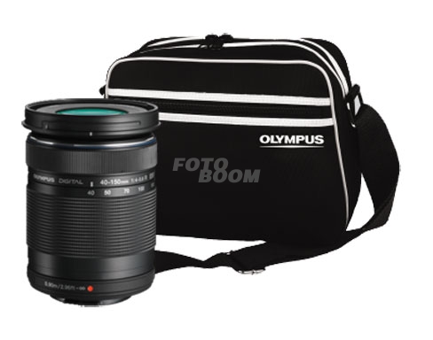 40-150mm f/4-5,6 II R Negro + Funda Olympus Street Case (L)