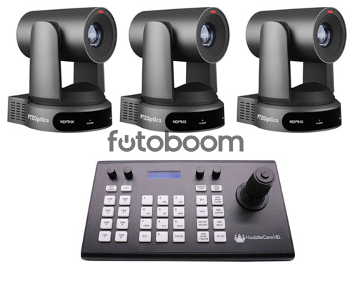 KIT 3 x Move 4K 30X (Gris) + HC-JOY-G4 KIT 3 x Move 4K 30X (Gris) + HC-JOY-G4
